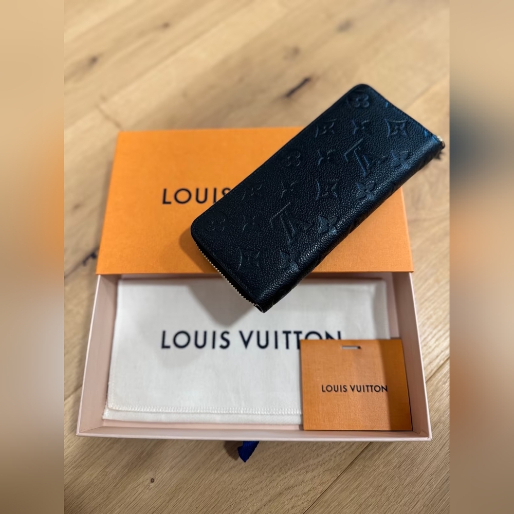Louis Vuitton Black Clémence Wallet